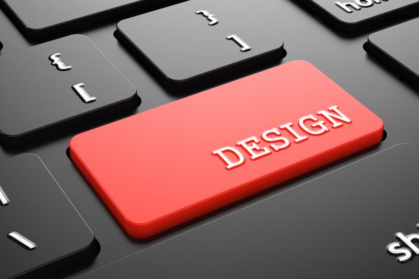 Design on Red Keyboard Button. Modules sur mesure SinapTec ultrasons