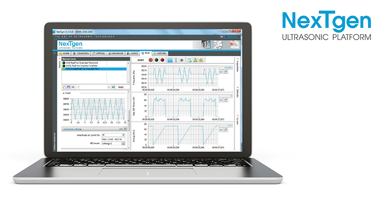 Logiciel NextGen par Sinaptec Ultrasonic