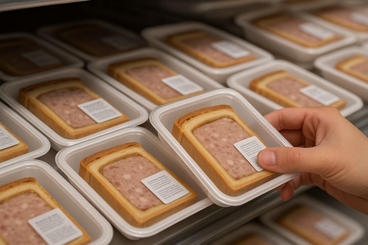 présentation parfaite des pâtés