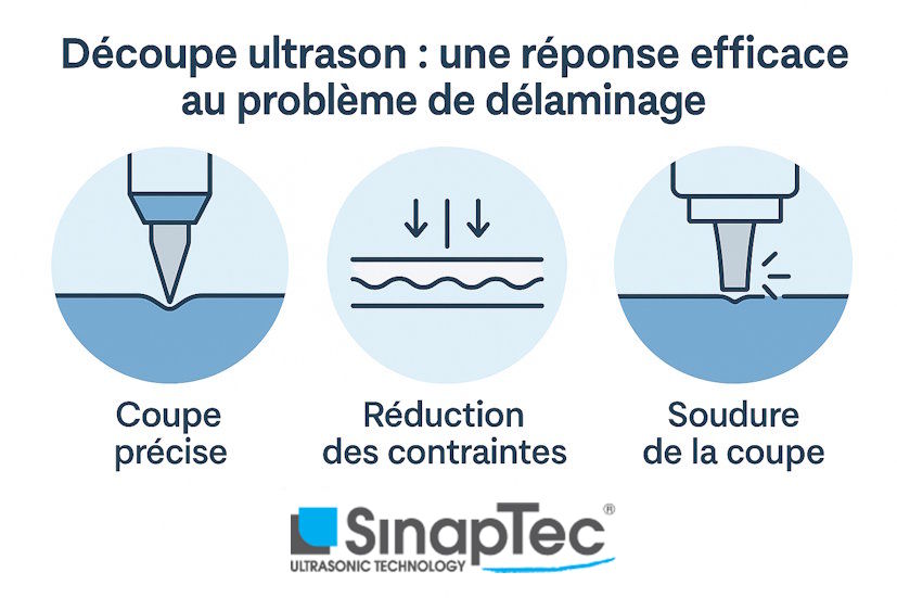 délaminage découpe ultrason