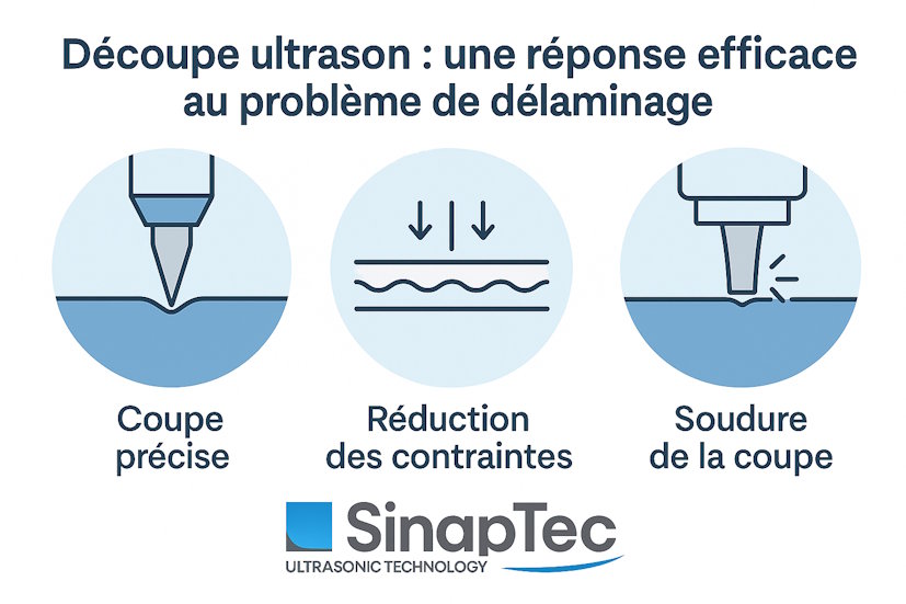 délaminage découpe ultrason