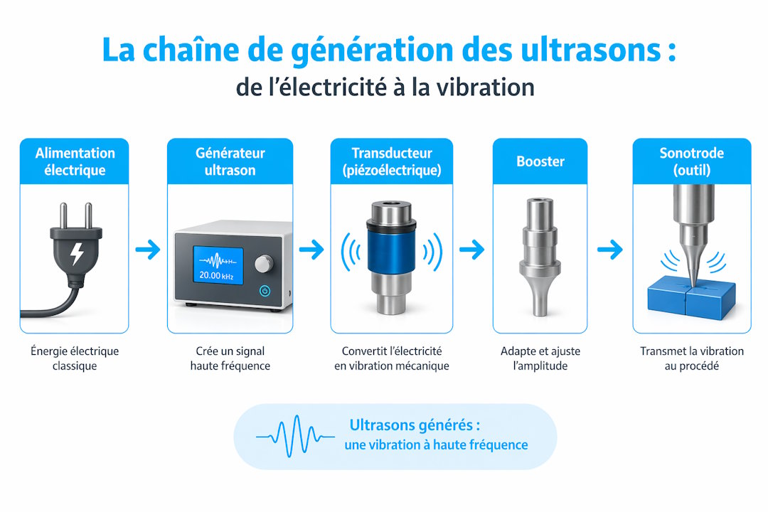 chaine de génération des ultrasons