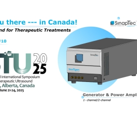  SinapTec participe à ISTU 2025 pour présenter ses solutions HIFU pour la recherche thérapeutique 